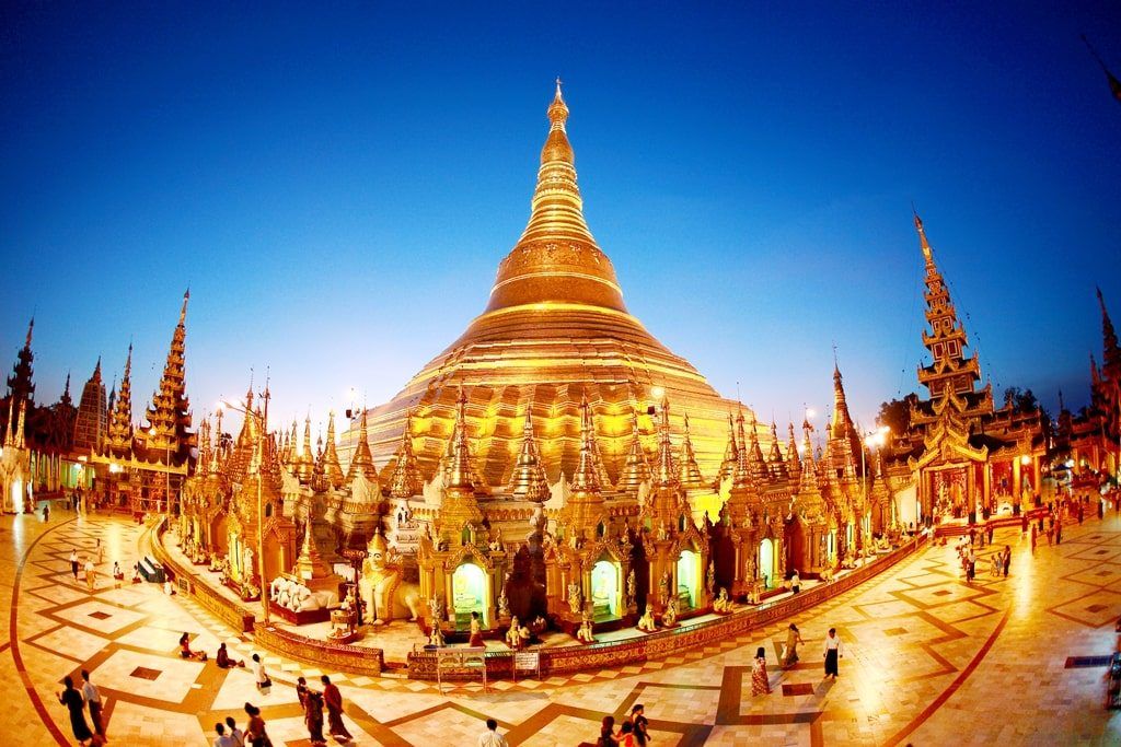 Shwedagon Pagoda’s beautiful colors reflect the majestic feeling of Buddhism for its locals and visitors all around the world.