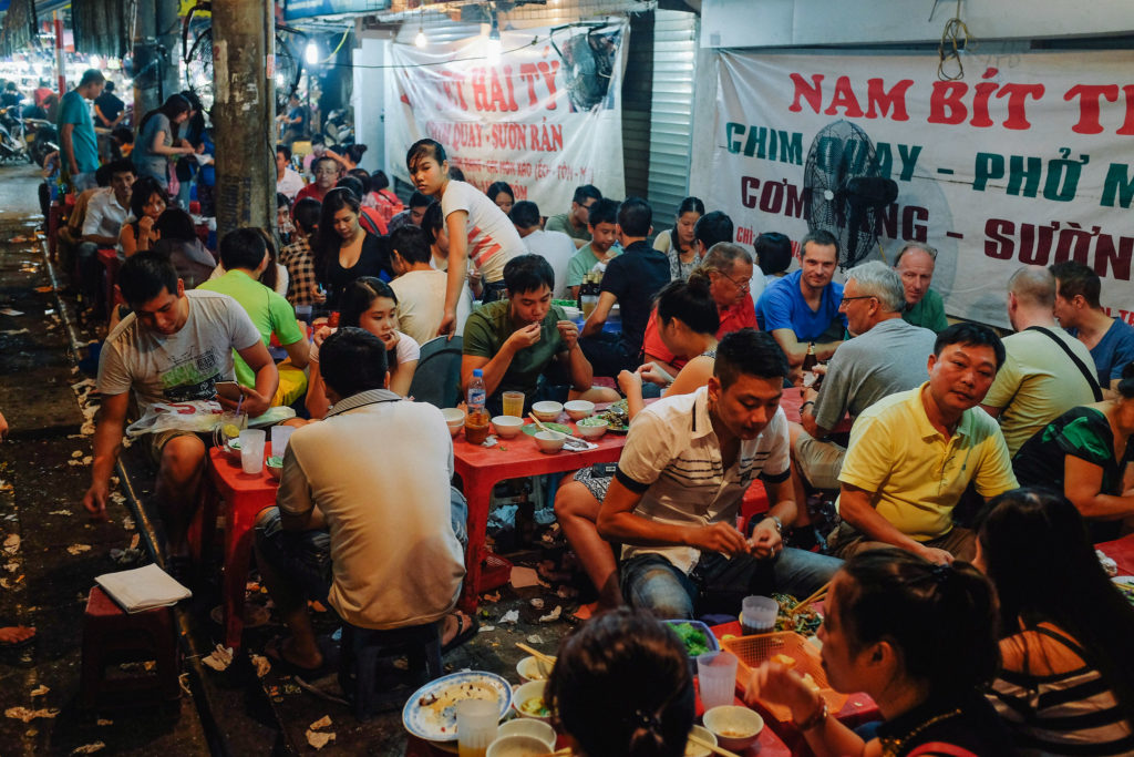 Street food in Hanoi, Vietnam. Paul Galow/Creative Commons