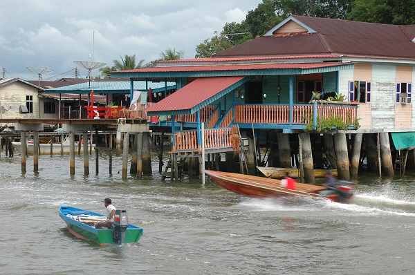 Kampong Ayer water village, Brunei.
