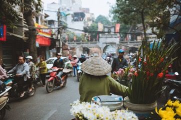 On the streets of Hanoi, Viet Nam
