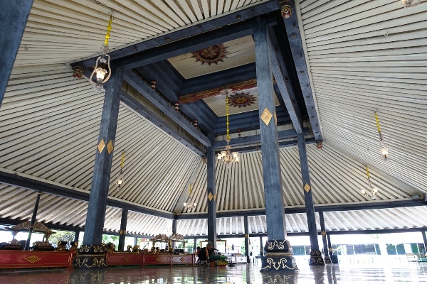 Pavilion in Kraton, Yogyakarta, Indonesia