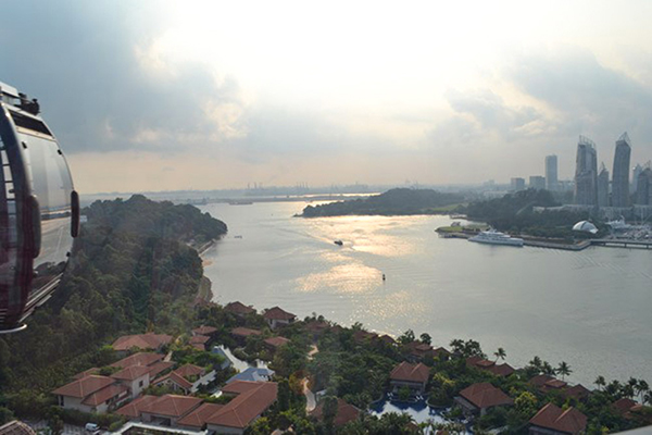 View of Singapore from Mount Faber cable car. Image courtesy of Allan Wilson.
