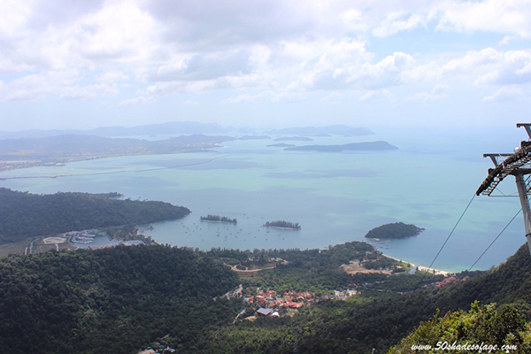 Langkawi from a birds’ eye view. Image courtesy of Kathy Marris.