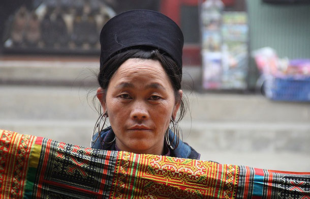 Hmong lady at Sapa, Viet Nam