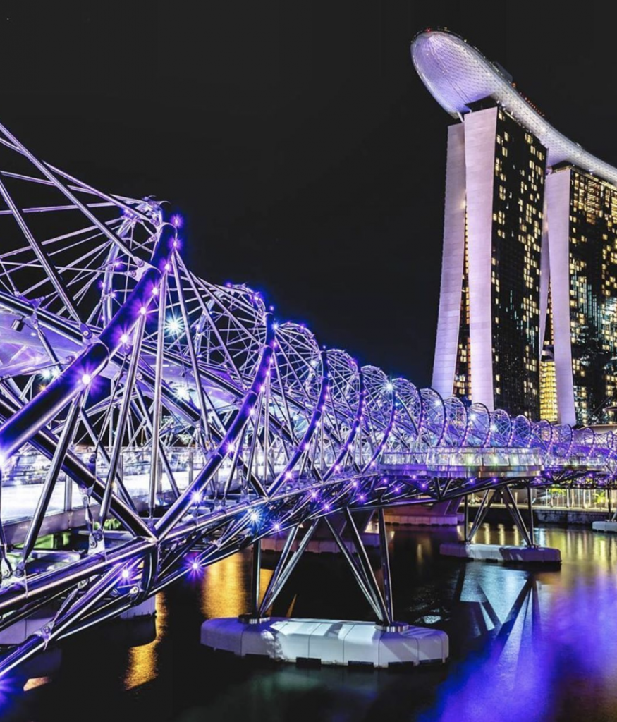 The Helix Bridge | Visit SE Asia